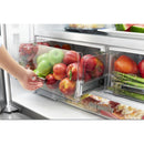 Whirlpool 36-inch, 23.8 cu. ft. Counter-Depth French 3-Door Refrigerator (Black)WRF954CIHB