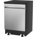GE 24-inch Portable Dishwasher with Sanitize Option GPT225SSLSS (Stainless Steel) (GPT225SSLSS)