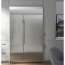 Caf? 48-inch, 29.6 cu. ft. Built-in Side-by-Side Refrigerator CSB48WP2NS1CSB48WP2NS1