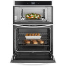 Whirlpool 27-inch, 5.7 cu. ft. Microwave Combination Wall Oven with Touchscreen WOC54EC7HWWOC54EC7HW