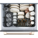 Caf? 24-inch, Built-in Dishwasher (Matte White/Brushed Bronze) CDD420P4TW2 (CDD420P4TW2)