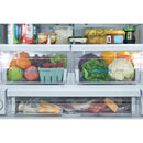 Frigidaire 36-inch, 22.6 cu. ft. French 3-Door Refrigerator with Dispenser FRFC2323AS