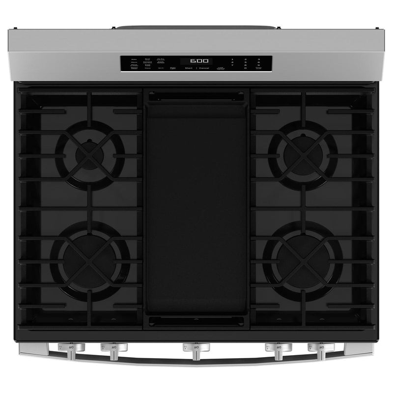 GE 30-inch Freestanding Gas Range with Convection Technology GGF600AVSS