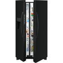 Frigidaire 36-inch, 25.6 cu.ft. Freestanding Side-by-Side Refrigerator with Ice and Water Dispensing System FRSS2623ABFRSS2623AB