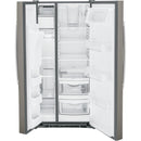 GE 33-inch, 23 cu. ft. Side-By-Side Refrigerator with Water and Ice Dispensing System GSS23GMPES