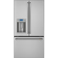 Café 36-inch, 22.2 cu.ft. Counter-Depth French 3-Door Refrigerator with Hot Water Dispenser CYE22TP2MS1