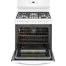 Frigidaire Gallery 30-inch Freestanding Gas Range With Quick Bake Convection FGGF3036TWFGGF3036TW
