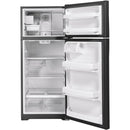 GE 28-inch, 17.5 cu.ft. Top Freezer Refrigerator with Interior Icemaker GIE18GTNRBB
