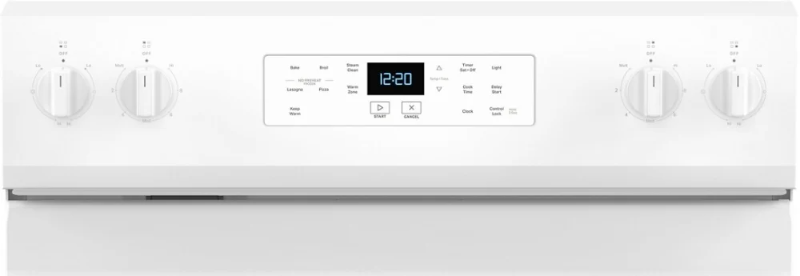 Whirlpool 30-inch Electric Range with Steam Clean (WFES3330RW)