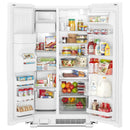 Whirlpool 33-inch, 21.4 cu. ft. Side-By-Side Refrigerator WRS321SDHW (White) (WRS321SDHW)