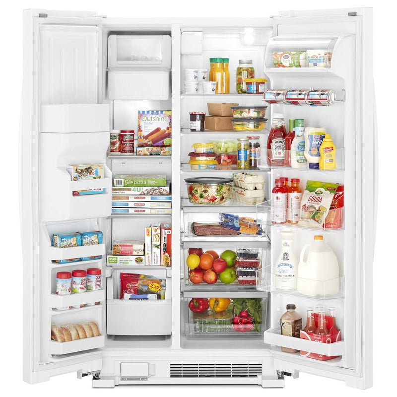 Whirlpool 33-inch, 21.4 cu. ft. Side-By-Side Refrigerator WRS321SDHW (WRS321SDHW)