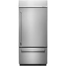 KitchenAid 36-inch, 20.9 cu.ft. Built-in Bottom Freezer Refrigerator with Internal Ice Maker KBBR306ESS