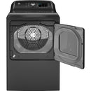 GE 7.4 cu. ft. Capacity Electric Dryer with Up To 120 ft. Venting and Sensor Dry (Black)GTD58EBPVDG