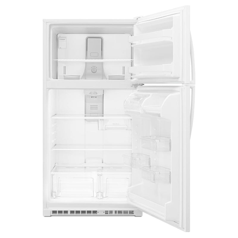 Whirlpool 33-inch, 20.5 cu.ft. Freestanding Top Freezer Refrigerator with Flexi-Side™ Bin WRT311FZDW