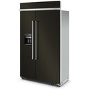 KitchenAid 48-inch, 29.4 cu. ft. Built-in Side-by-Side Refrigerator with External Water and Ice Dispensing System KBSD708MBSKBSD708MBS
