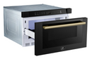 FORNO Espresso Capoliveri 24" 1.2 cu. ft. Built-In Microwave Drawer in Black with Antique Brass Handles, FMWDR3000-24BLK 4.8 32 review (FMWDR3000-24BLK)