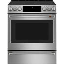 Caf? 30-inch Slide-in Electric Range with Warming Drawer CES700P2MS1CES700P2MS1