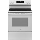 GE 30-inch Freestanding Electric Range with SmartHQ™ GRF400PV (White) (GRF400PVWW)