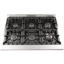 Forno Galiano Alta Qualita 36-inch Freestanding Dual Fuel Range with Convection Technology FFSGS6156-36FFSGS615636