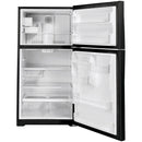 GE 33-inch, 21.9 cu. ft. Top Freezer Refrigerator with icemaker (Black) (GIE22JTNRBB)GIE22JTNRBB