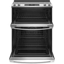 GE 30-inch Slide-in Electric Range with True European Convection Technology JSS86SPSSJSS86SPSS