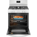 Frigidaire 30-inch Freestanding Gas Range with 5 Burners FCRG3052BW