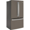 GE 36-inch, 23.1 cu.ft. Counter-Depth French 3-Door Refrigerator with Interior Ice Maker GWE23GMNES