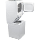 GE Stacked Washer/Dryer Electric Laundry Center with Stainless Steel Basket GUD27EEPVDGGUD27EEPVDG