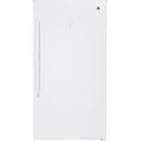 GE 14.1 cu. ft. Upright Freezer with LED Lighting FUF14DLRWWFUF14DLRWW