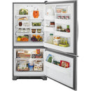 Whirlpool 30-inch, 18.6 cu. ft. Bottom Freezer Refrigerator WRB119WFBMWRB119WFBM