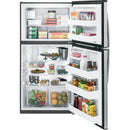 GE 33-inch, 21.2 cu. ft. Top Freezer Refrigerator with Ice Maker GIE21GSHSS