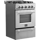 Forno 24-inch Freestanding Gas Range with Convection Technology FFSGS6272-24FFSGS627224