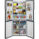 Haier 33-inch, 16.4 cu. ft. Counter-Depth French 4-Door Refrigerator HRQ16N3BGSHRQ16N3BGS