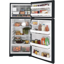GE 17.5 cu. ft. Top Freezer Refrigerator with Factory-Installed Icemaker GIE18DTNRBBGIE18DTNRBB