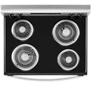 Whirlpool 30-inch Freestanding Electric Range with Keep Warm Setting (Stainless Steel) (WFC150M0JS)