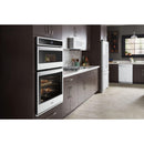 Whirlpool 27-inch, 5.7 cu. ft. Microwave Combination Wall Oven with Touchscreen WOC54EC7HWWOC54EC7HW