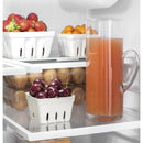 GE 36-inch, 27 cu.ft. Freestanding French 3-Door Refrigerator with Internal Water Dispenser GNE27JGMBBGNE27JGMBB