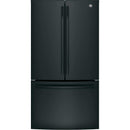 GE 36-inch, 27 cu.ft. Freestanding French 3-Door Refrigerator with Internal Water Dispenser GNE27JGMBBGNE27JGMBB