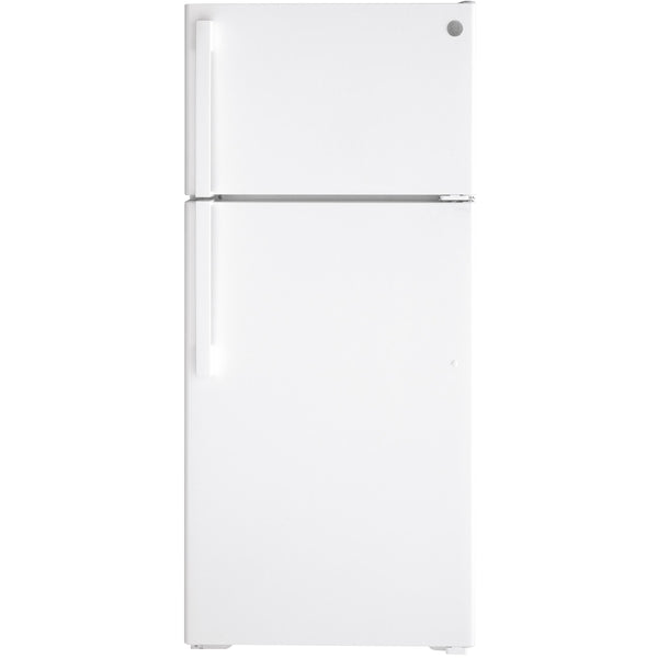 GE 28-inch, 16.6 cu. ft. Top-Freezer Refrigerator GTS17DTNRWW