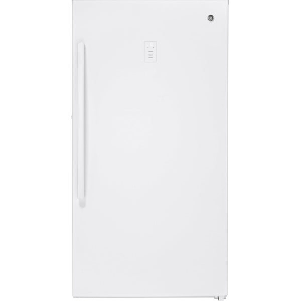 GE 17.3 cu.ft. Upright Freezer with Turbo Freeze FUF17SMRWW (FUF17SMRWW)