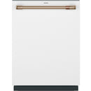 Caf? 24-inch Built-In Dishwasher with WiFi (Matte White/Brushed Bronze) CDT888P4VW2 (CDT888P4VW2)