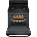 Hotpoint 30-inch Freestanding Gas Range RGBS300DMBBRGBS300DMBB