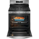 Frigidaire 30-inch Freestanding Gas Range with Even Baking Technology FCRG3062ASFCRG3062AS
