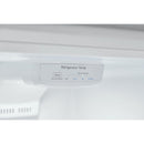 Frigidaire 24-inch, 10.1 cu. ft. Top Freezer Refrigerator FFET1022UW