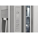Electrolux 36-inch, 22.6 cu.ft. Counter-Depth French 3-Door Refrigerator with External Water and Ice Dispensing System ERFC2393AS