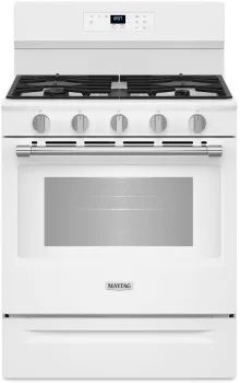 Maytag 30-Inch Wide Gas Range With Steam Clean (MFGS4030RW)