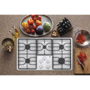 GE 36-inch Built-In Gas Cooktop with MAX Burner System JGP3036DLWW