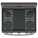 GE Profile 30-inch Freestanding Gas Range with Convection Technology PGB911EEJESPGB911EEJES