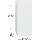Frigidaire 16 cu. ft. Upright Freezer (White) (FFUE1626AW)