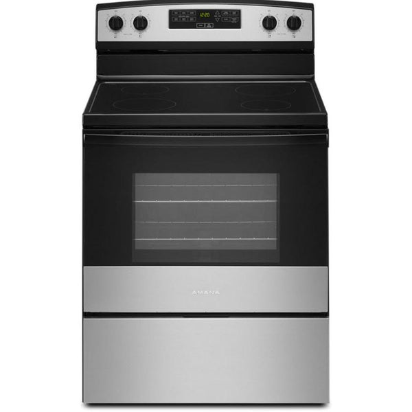 Amana 30-inch Freestanding Electric Range with Temp Assure? Cooking System AER6303MMS (AER6303MMS)